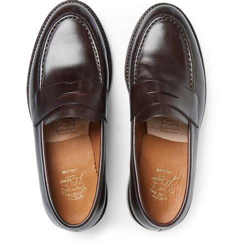 leather penny loafer men.